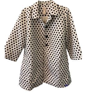 Chico’s 3/4 Sleeve Black & White Jacket